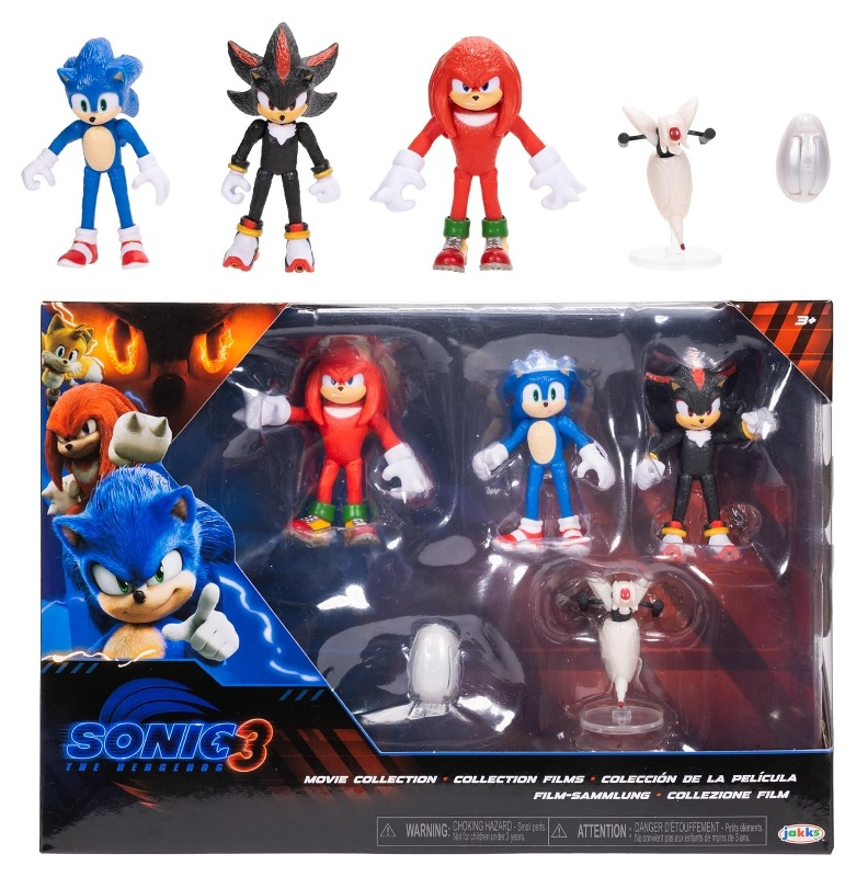 Jakks Sonic 3 Movie personaggi articolati 6 cm …