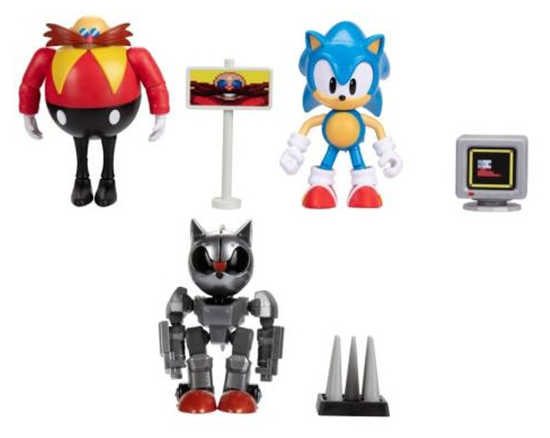 Jakks - Sonic personaggi articolati 10 cm con …