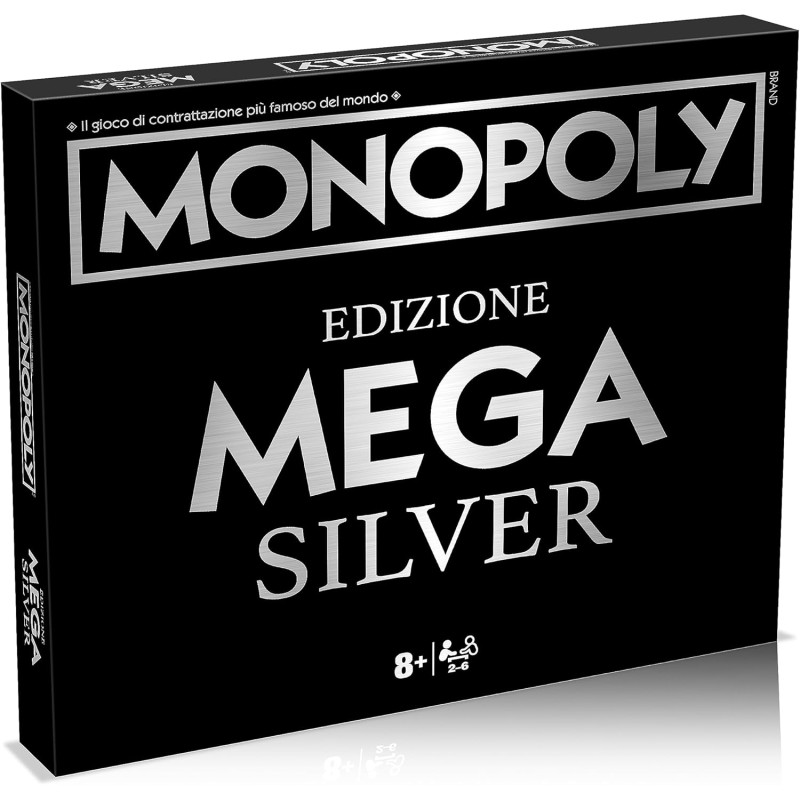 HASBRO MONOPOLY - EDIZIONE MEGA MONOPOLY BLACK EDITION …