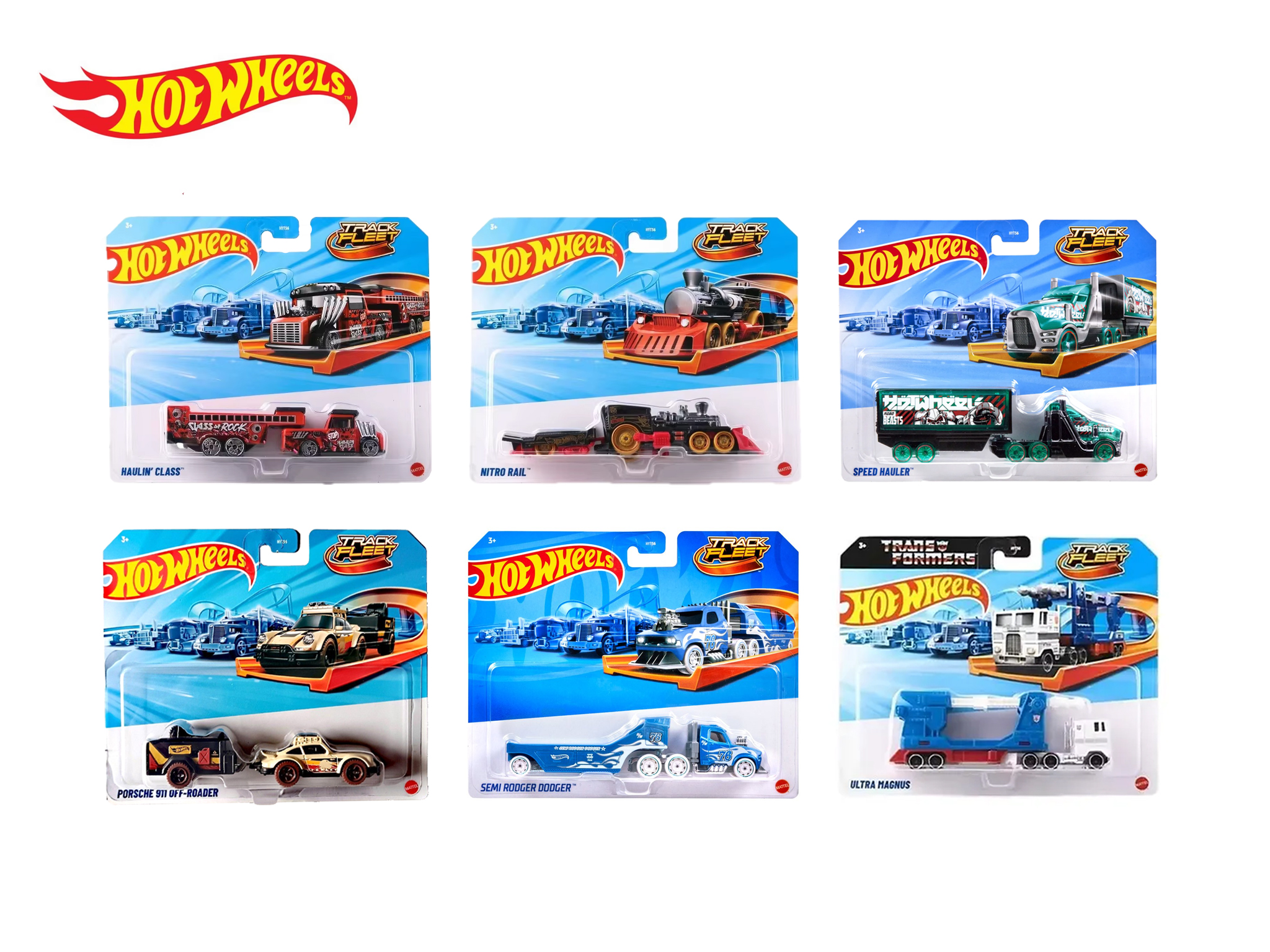 HOT WHEELS CARS - CONFEZIONE 6 TRACK FLEET …