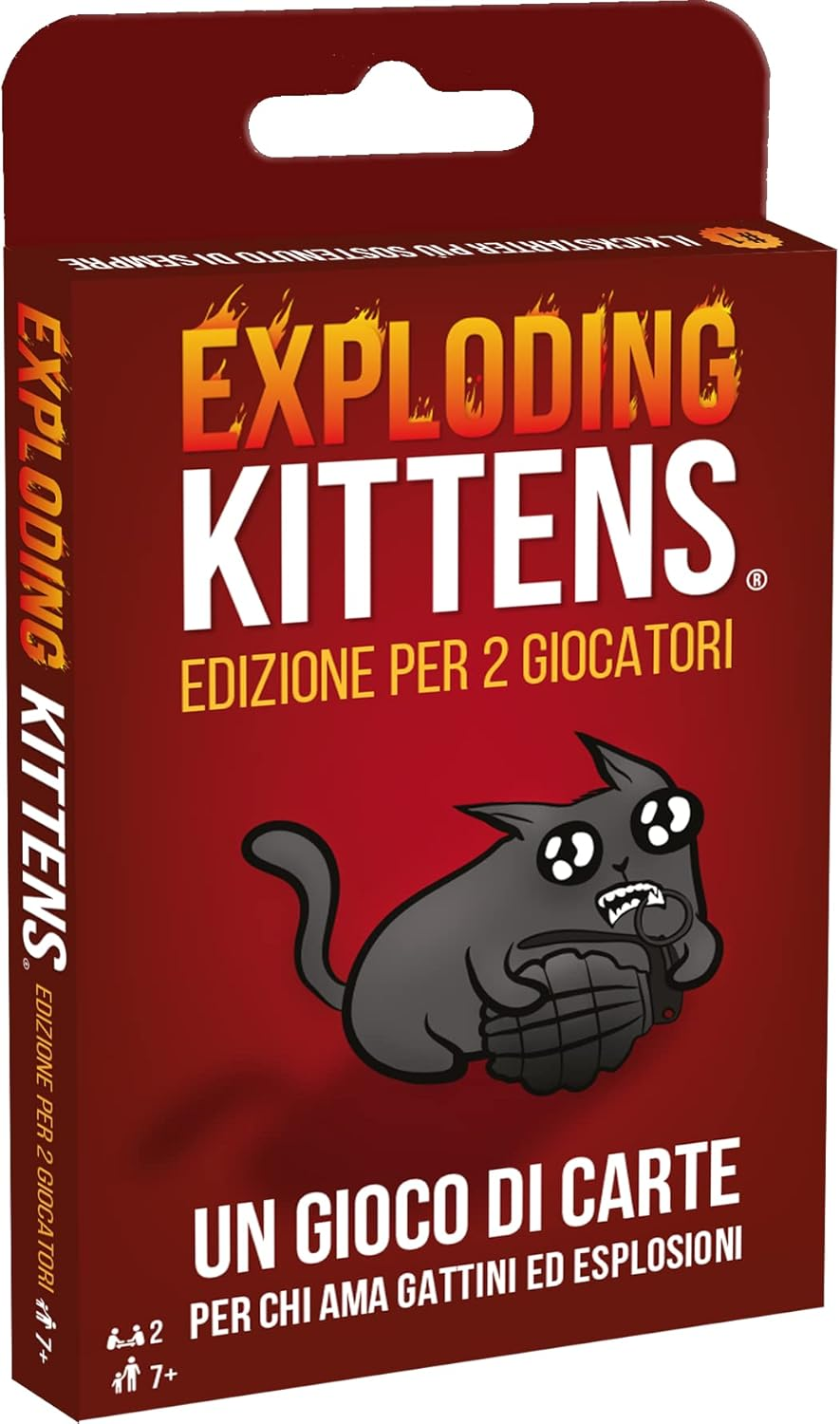 ASMODEE - EXPLODING KITTENS EDIZIONE PER 2 GIOCATORI …