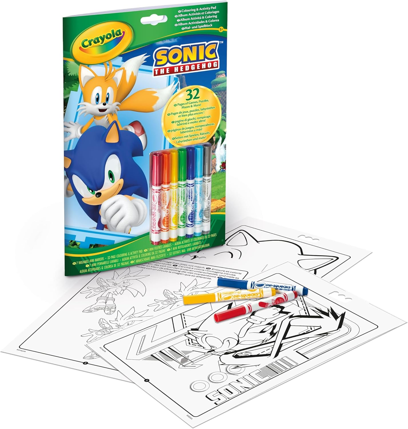 CRAYOLA - ALBUM COLORING SONIC - 04-0866 iva.ass.imp …