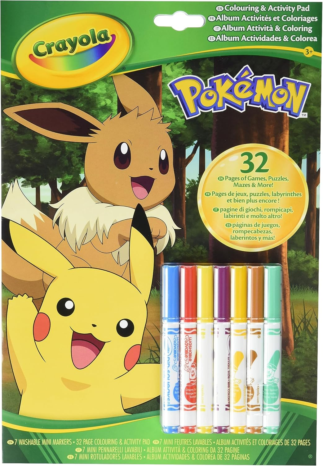CRAYOLA - ALBUM ATTIVITÀ & COLORING POKÉMON 04-2746 …