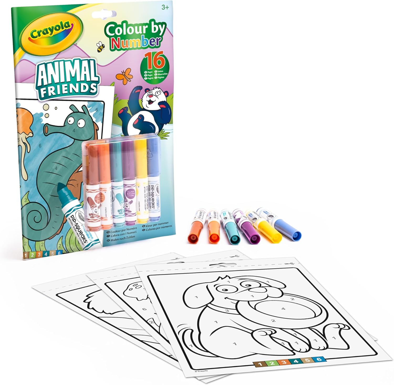 CRAYOLA - ALBUM COLORA CON I NUMERI AMICI …