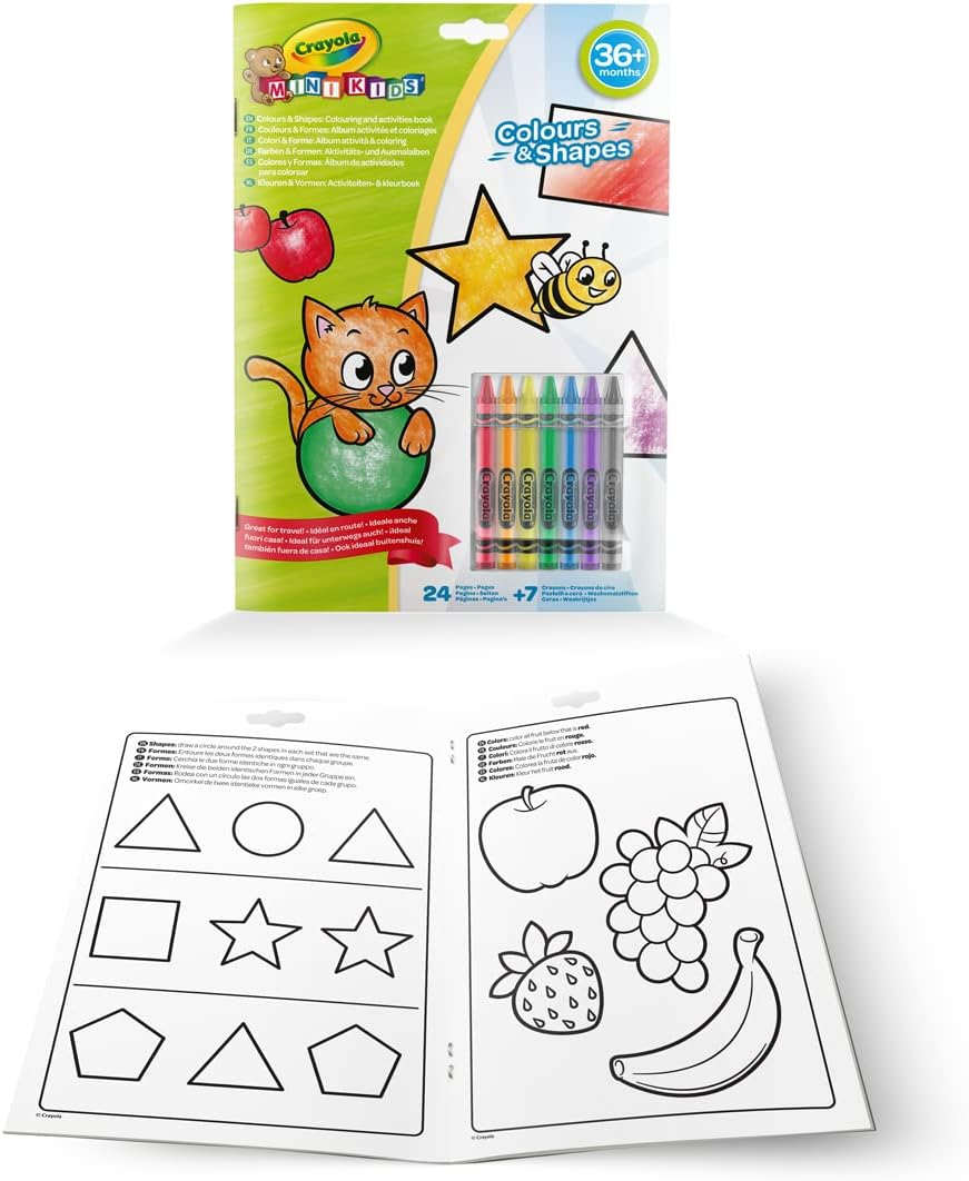 CRAYOLA MINI KIDS - ALBUM COLORI & FORME …