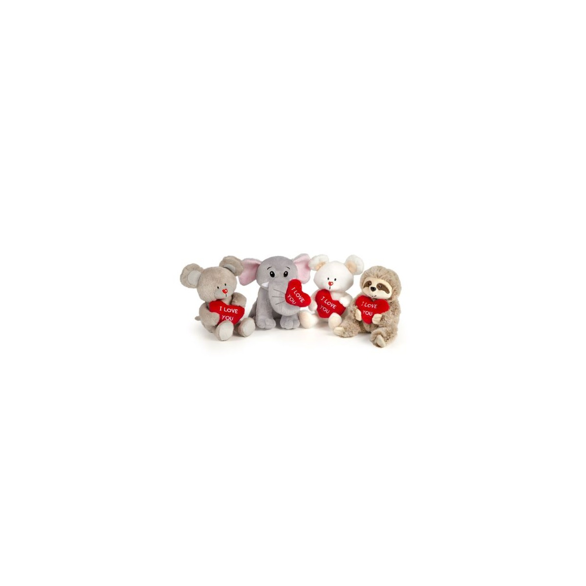 DE.CAR2 - SV BRADIPO TOPO ELEFANTE H15CM C/CUORE …