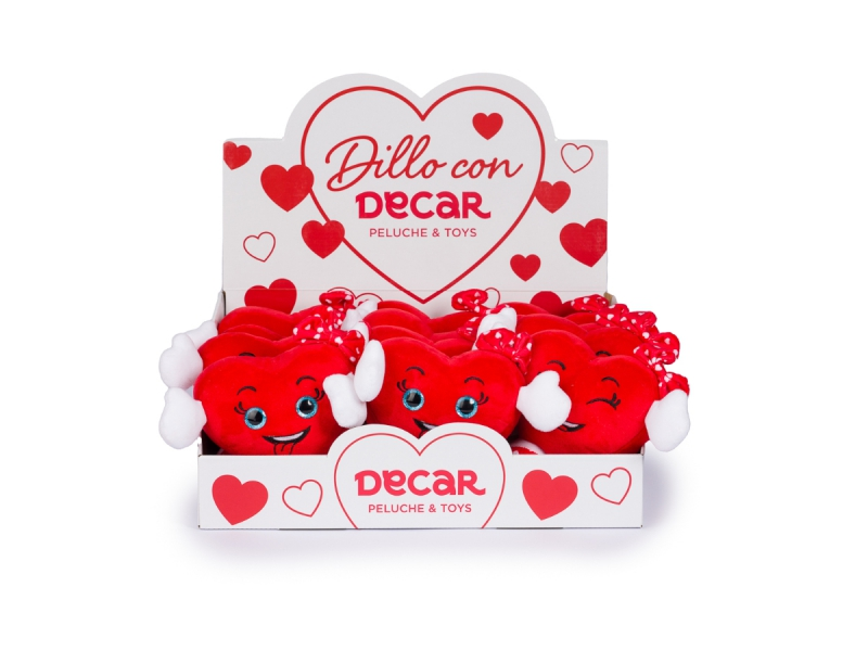 DE.CAR2 - SV CUORI FUNNY H15CM C/FACCINE 28218 …