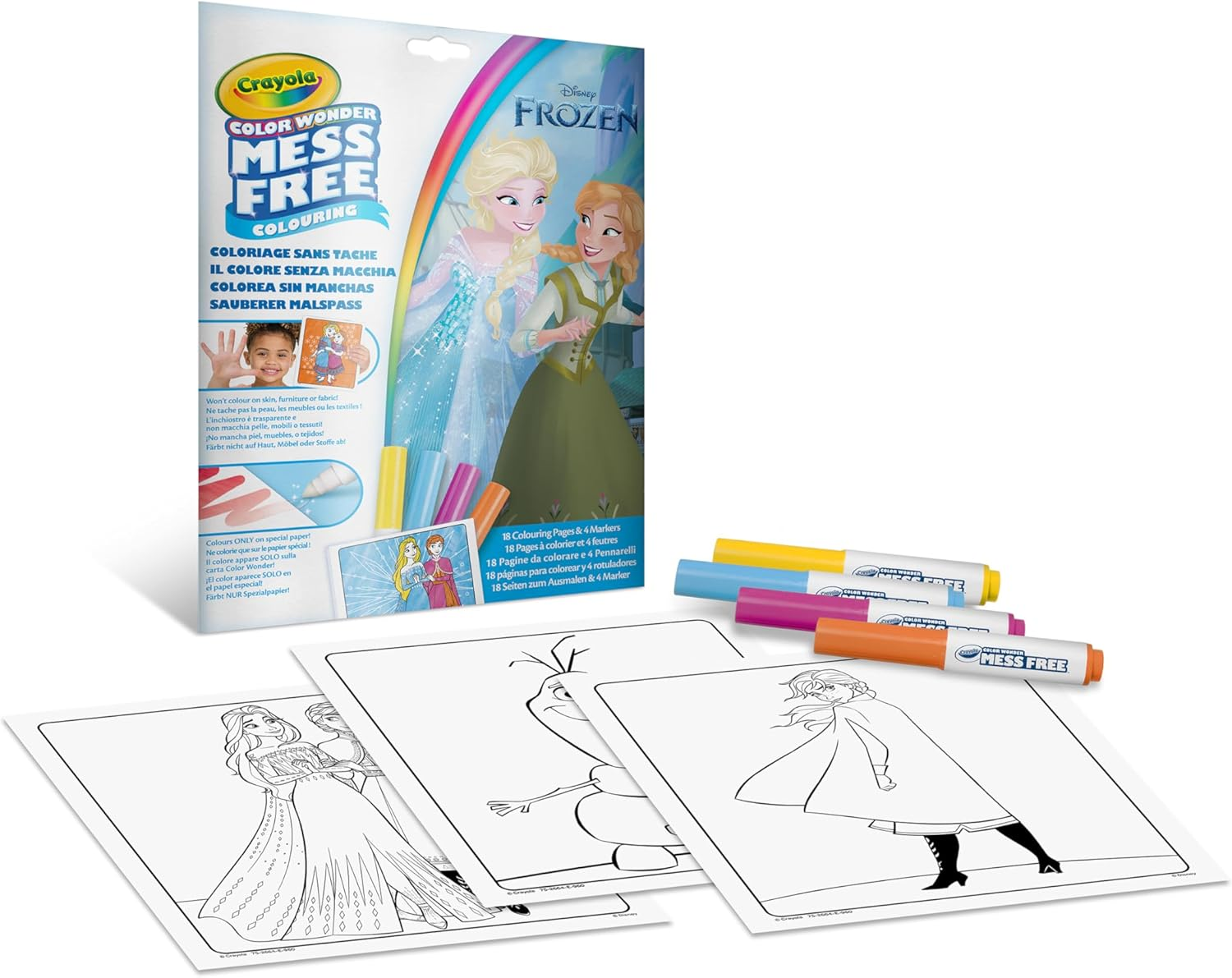 CRAYOLA - COLORING SET COLOR WONDER "DISNEY FROZEN …
