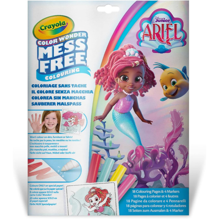 CRAYOLA - COLORING SET CW DISNEY ARIEL 25-7019 …