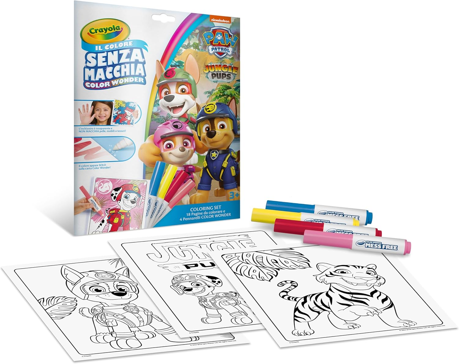 CRAYOLA - COLORING SET COLOR WONDER "PAW PATROL" …