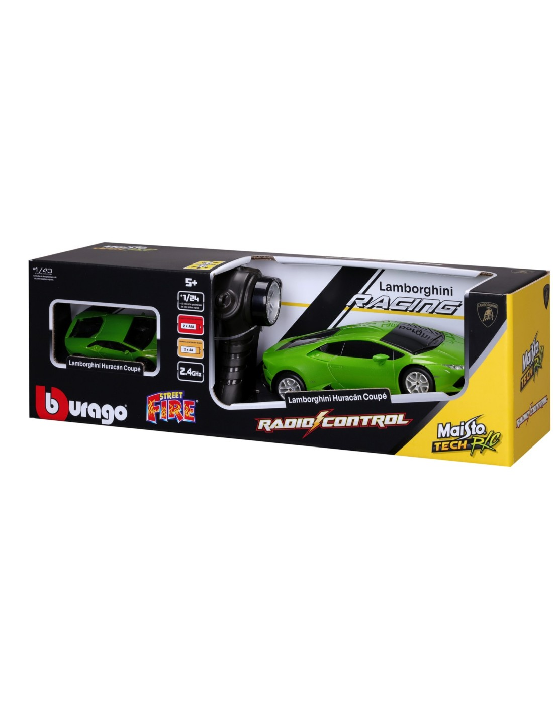Bburago MAISTO - CO-PACK RC LAMBORGHINI HURACÀN COUPÈ …