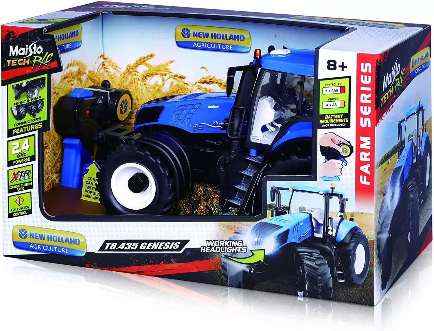 Bburago MAISTO TECH RC TRATTORE NEW HOLLAND 2.4 …