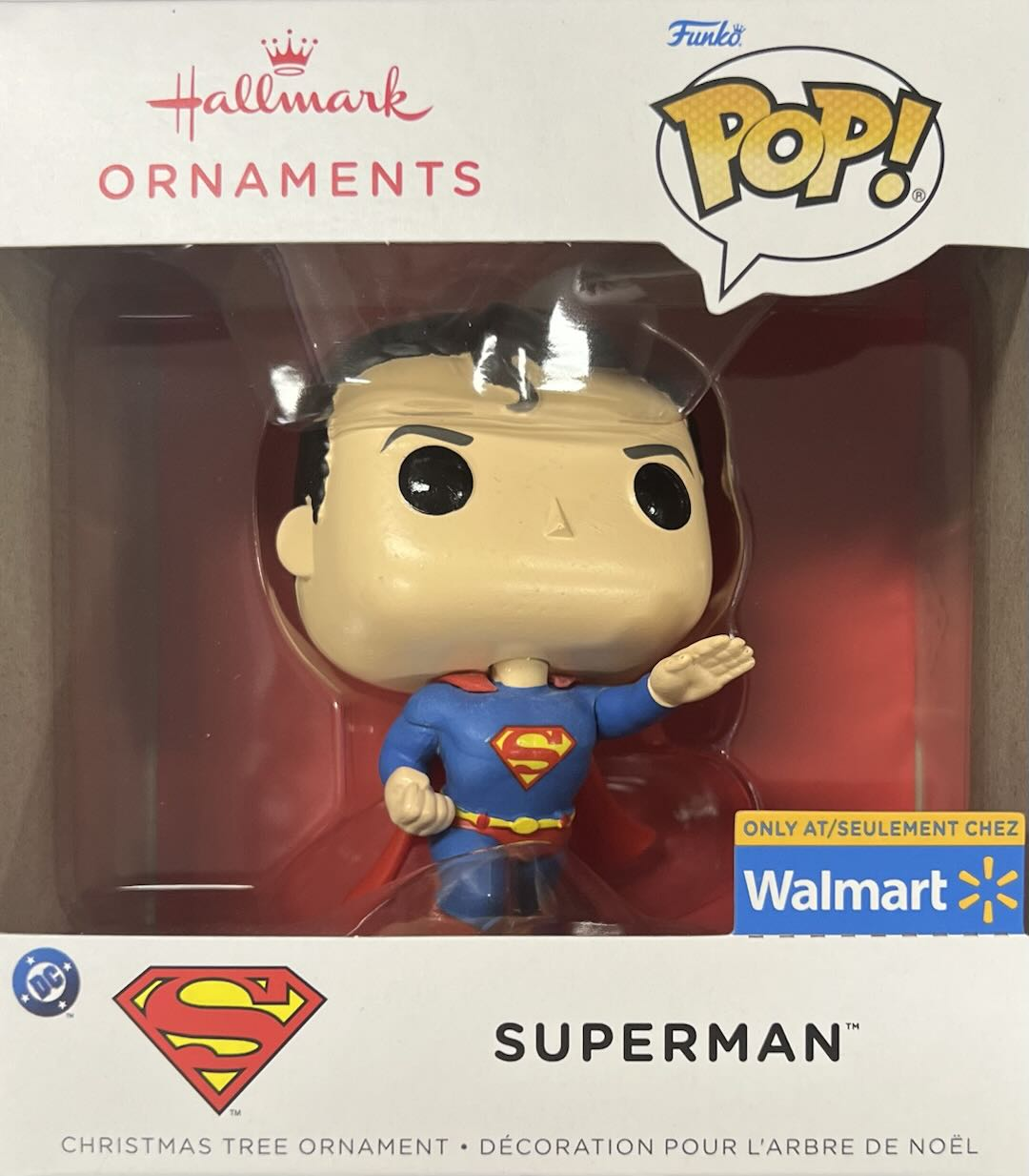 HALLMARK ORNAMENTS - FUNKO SUPERMAN FLYING