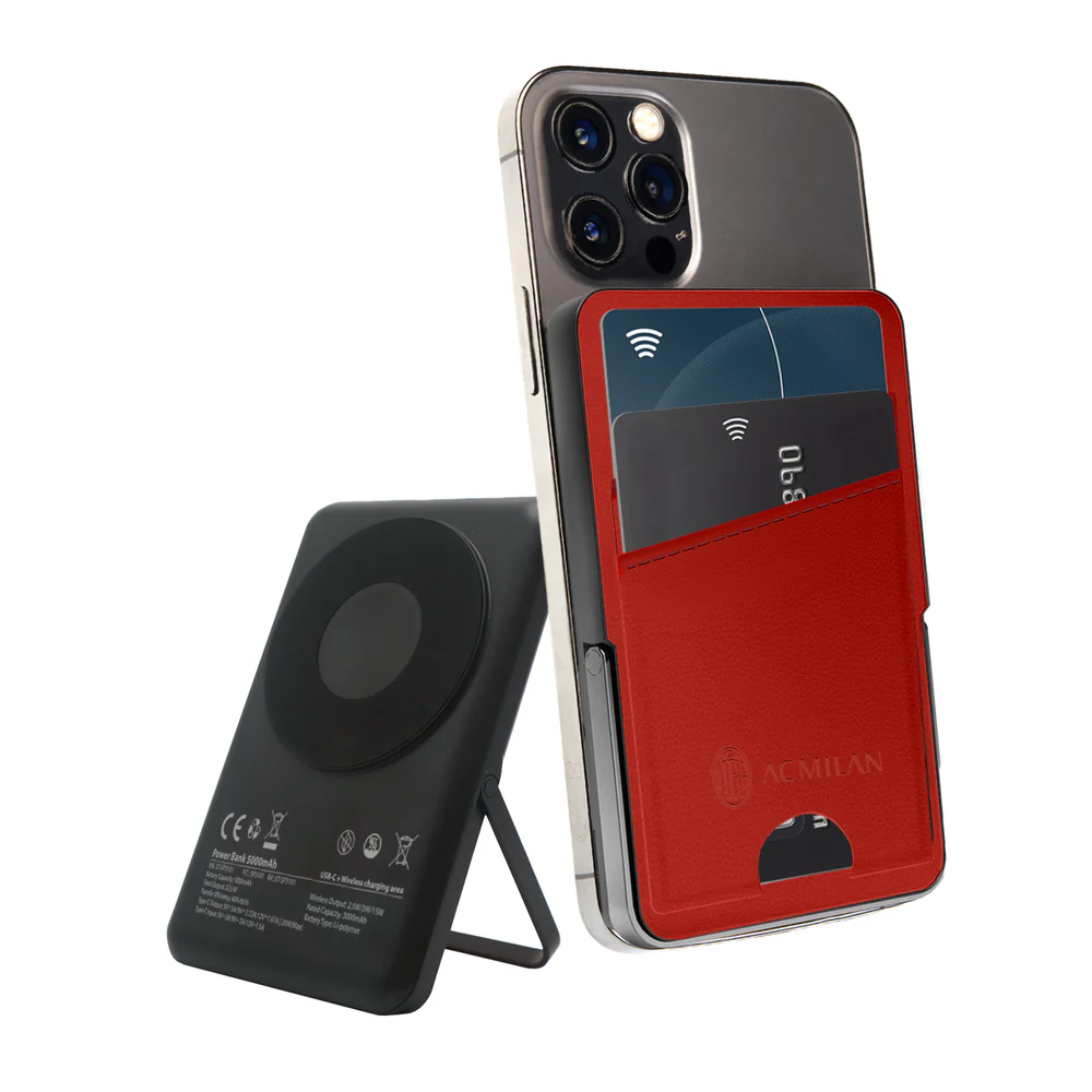 TECHMADE POWERBANK WIRELESS 5000 MAH CON PORTACARTE MILAN …