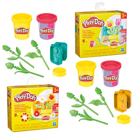 HASBRO - Play-Doh Piccoli Fiori Girasoli e Margherite …