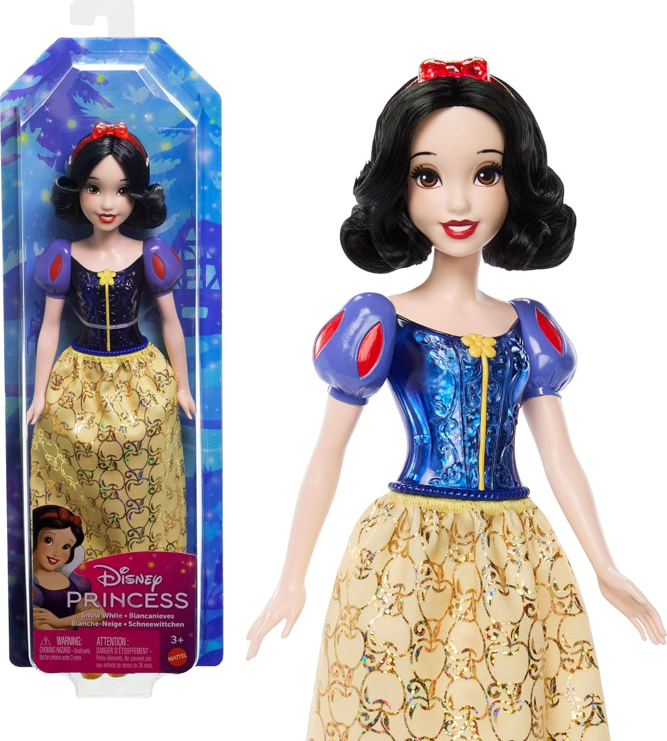 MATTEL - Disney Princess Bambola Biancaneve HLW08