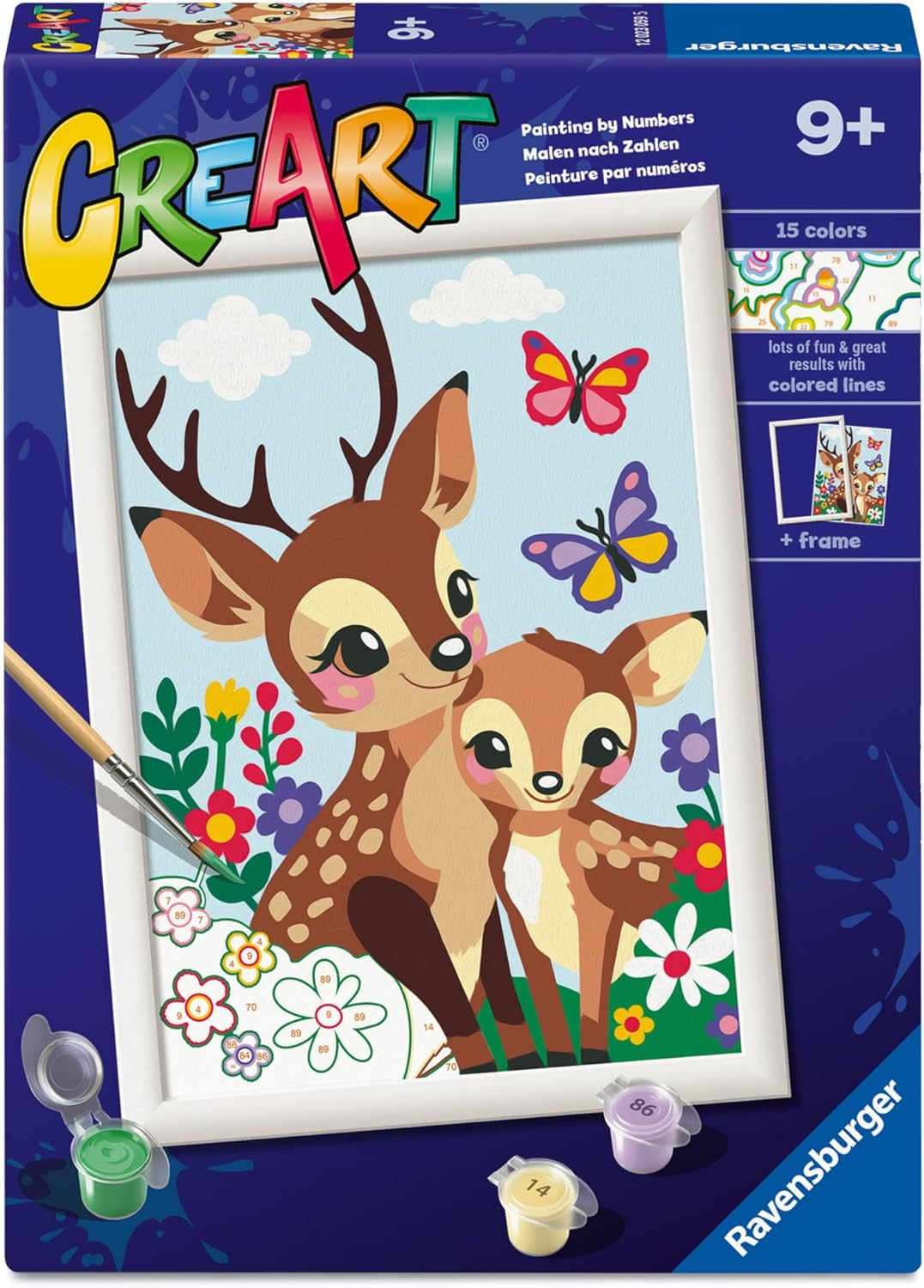 Ravensburger CreArt Serie D Classic - Adorabili cerbiatti …