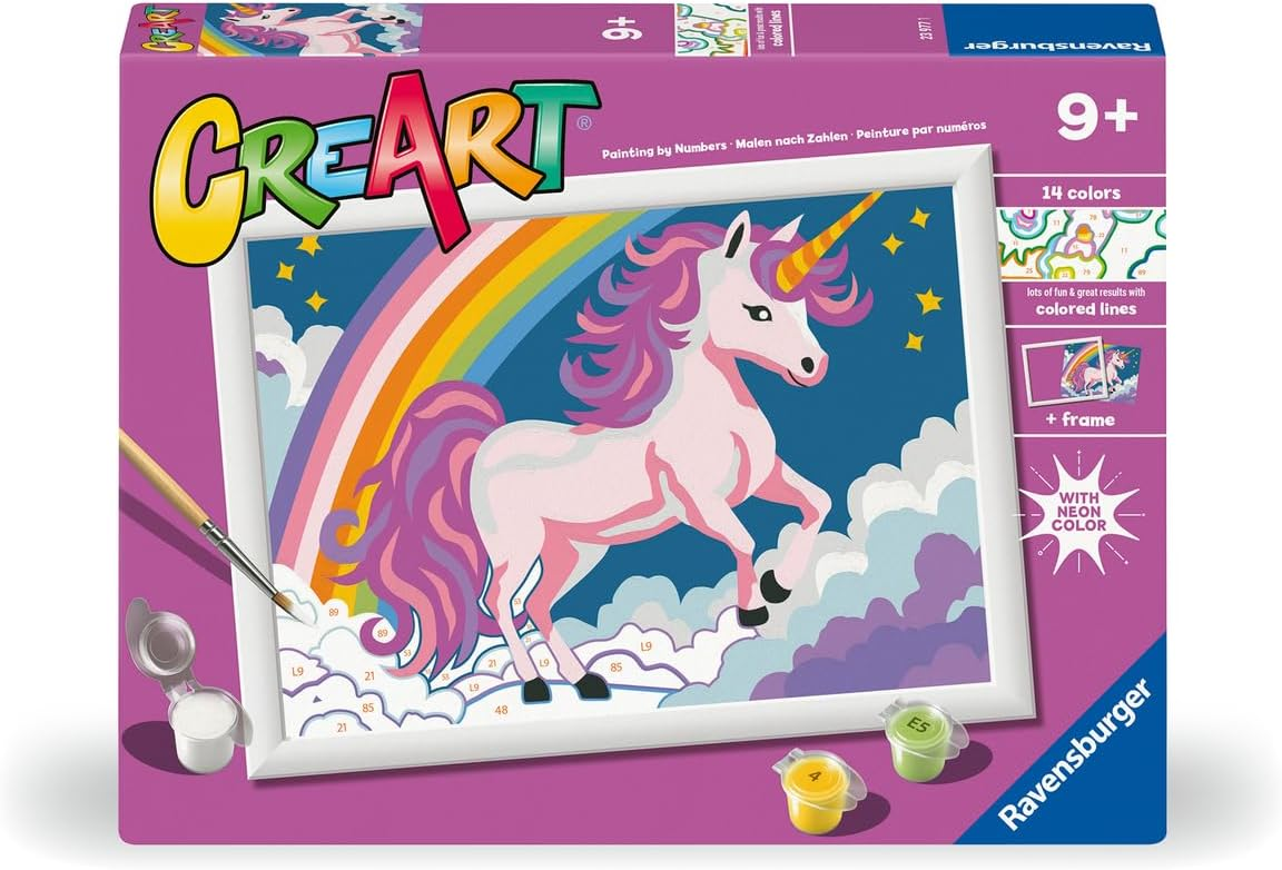Ravensburger CreArt Serie D Classic - Unicorno ROSA …