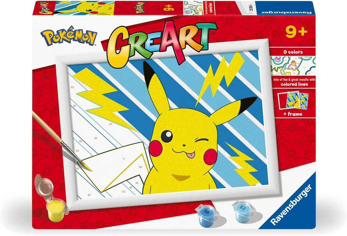 Ravensburger CreArt Serie D Licensed - Pokémon Pikachu …