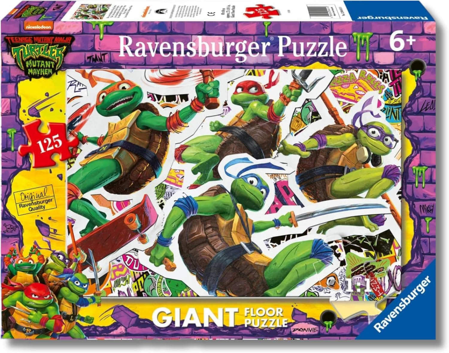 Ravensburger Puzzle 125 PC - Teenage Mutant Ninja …
