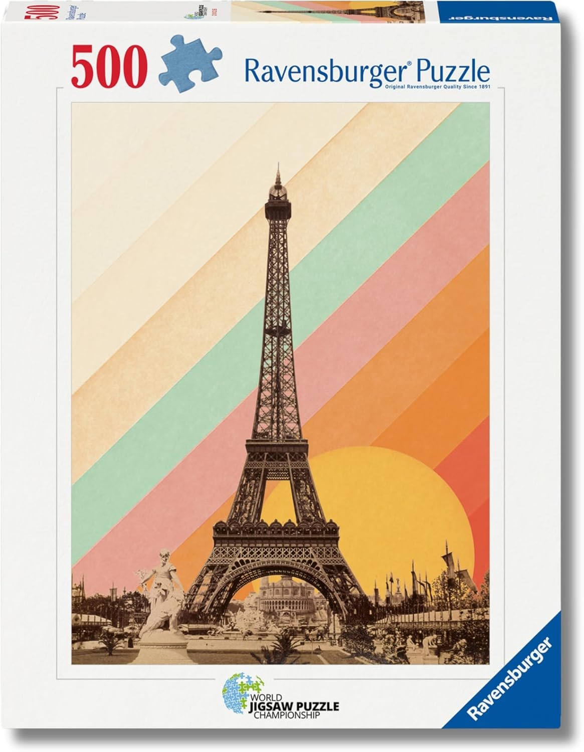 Ravensburger Puzzle 500 PC - Arcobaleno su Parigi …