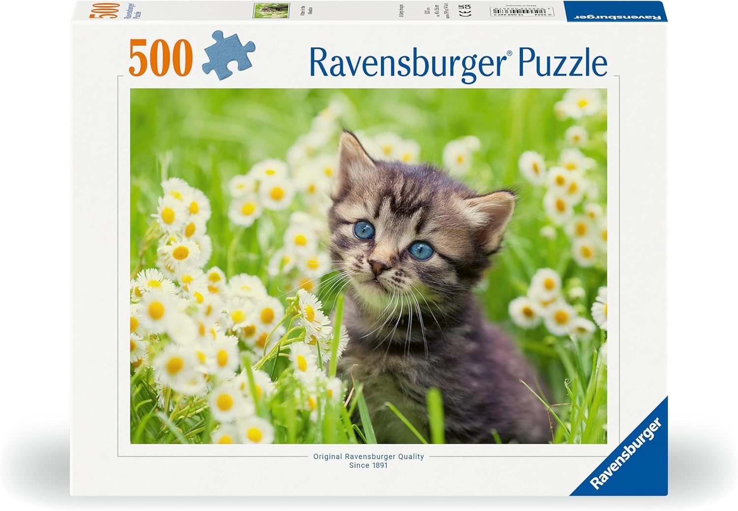 Ravensburger Puzzle 500 PC - Gattino nel prato …