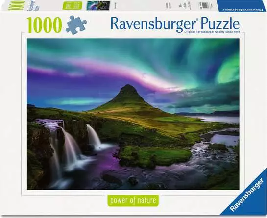 Ravensburger Puzzle 1000 PC - Aurora su Kirkjufell …
