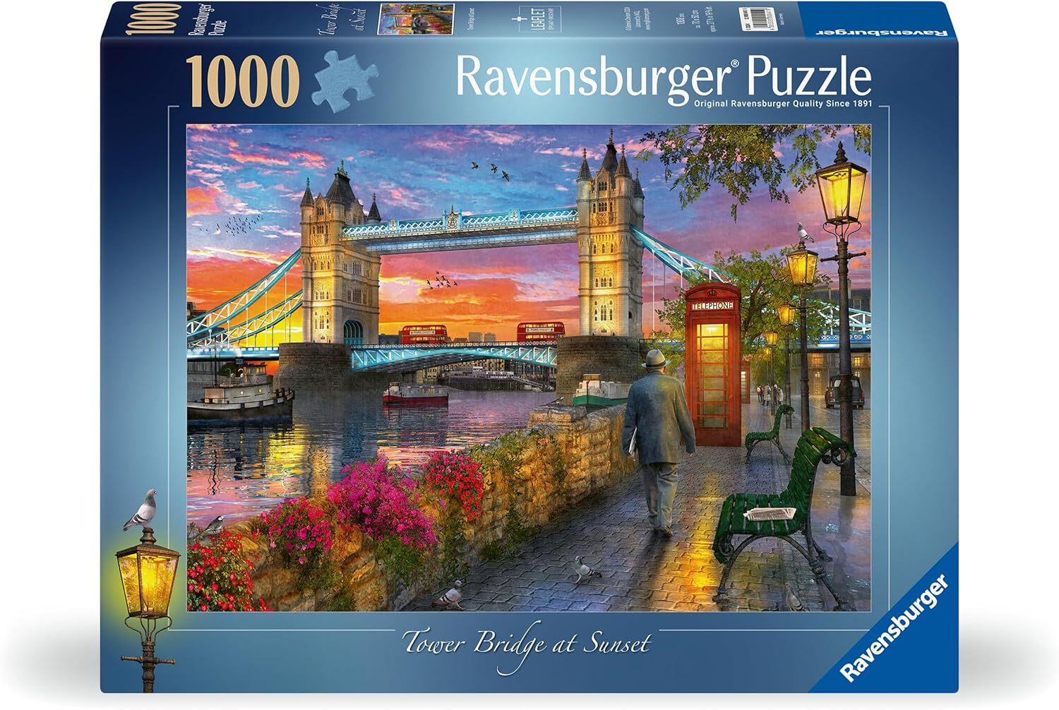 Ravensburger Puzzle 1000 PC illustrated - Tower Bridge …