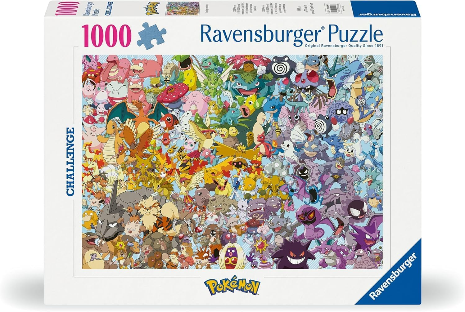 Ravensburger Puzzle 1000 PC Challenge - Pokémon 12000460