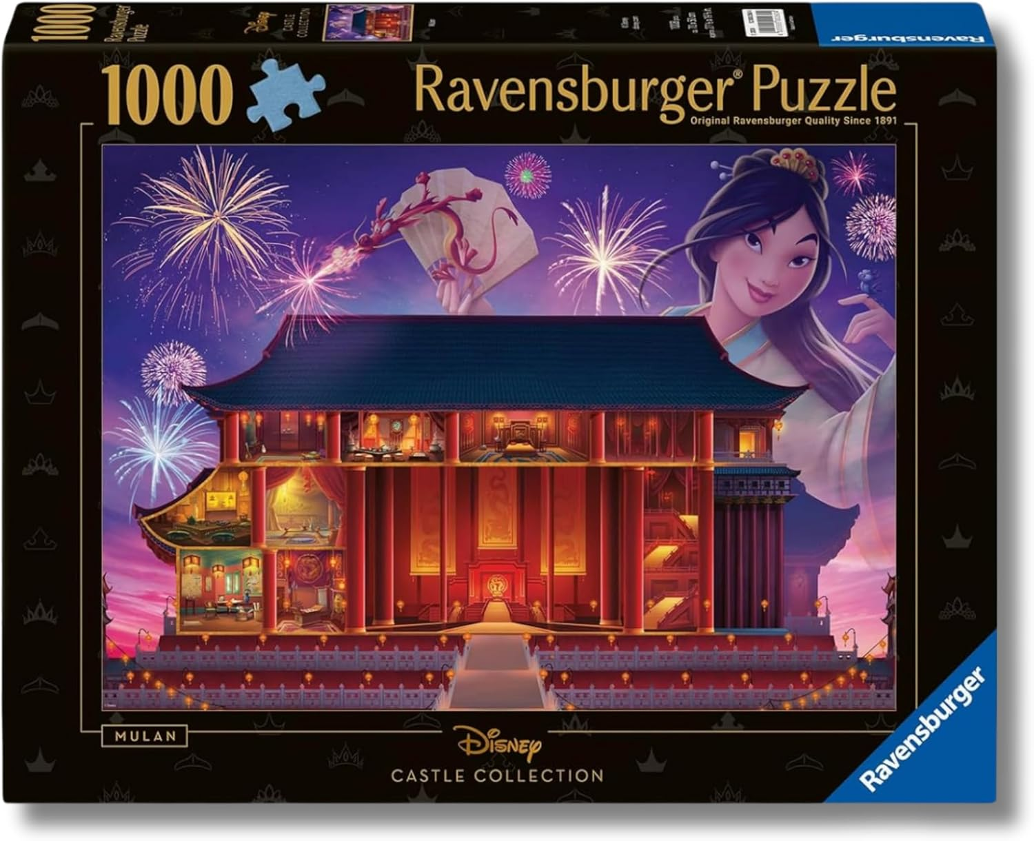Ravensburger Puzzle 1000 PC Disney Castles - Mulan …