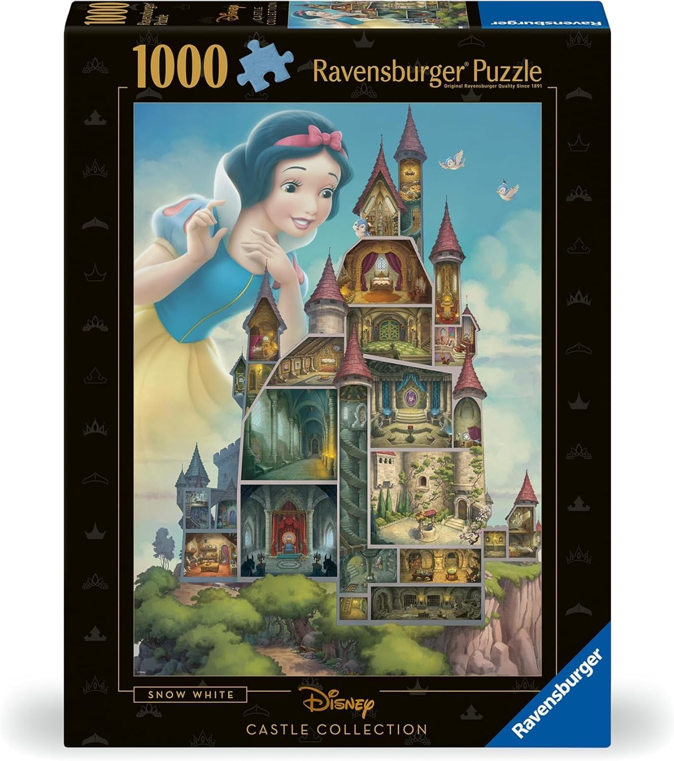 Ravensburger Puzzle 1000 PC Disney Castles - Biancaneve …