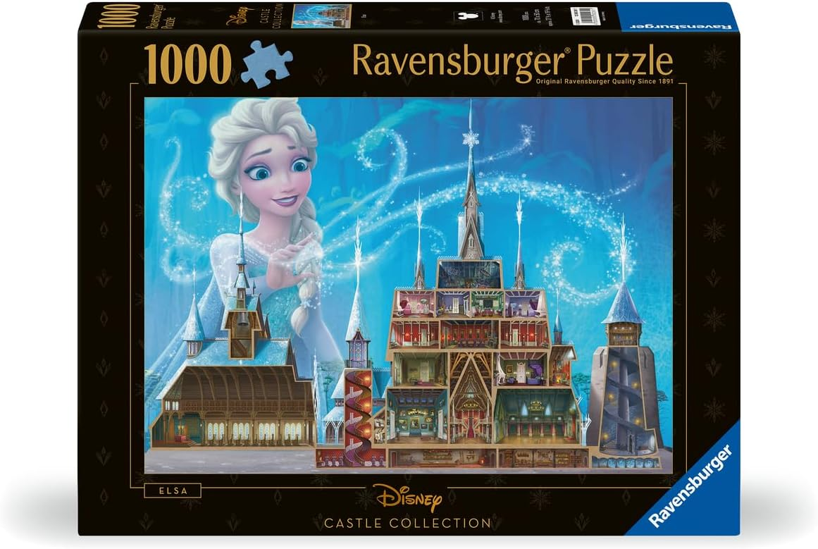 Ravensburger Puzzle 1000 PC Disney Castles - Elsa …