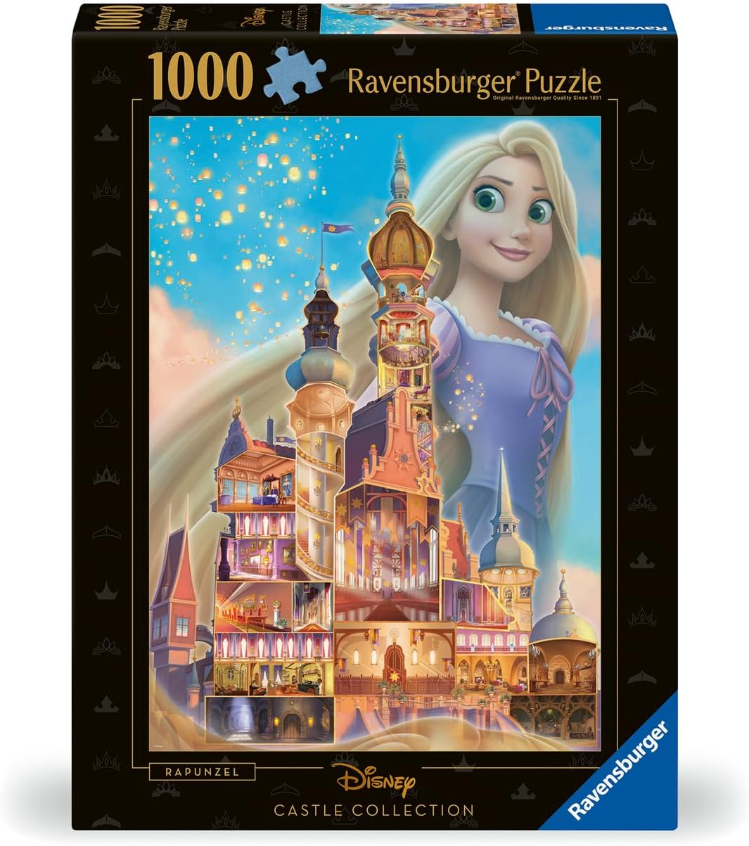 Ravensburger Puzzle 1000 PC Disney Castles - Rapunzel …