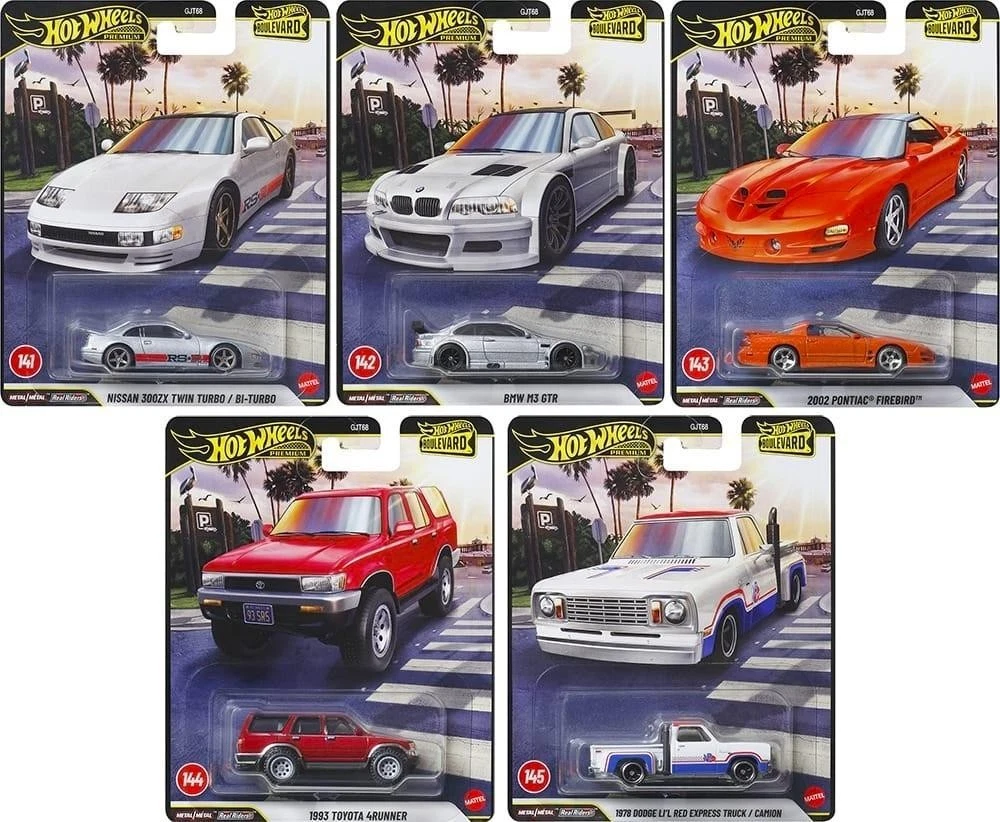 HOT WHEELS Boulevard Macchinine Car Culture Premium Pack …