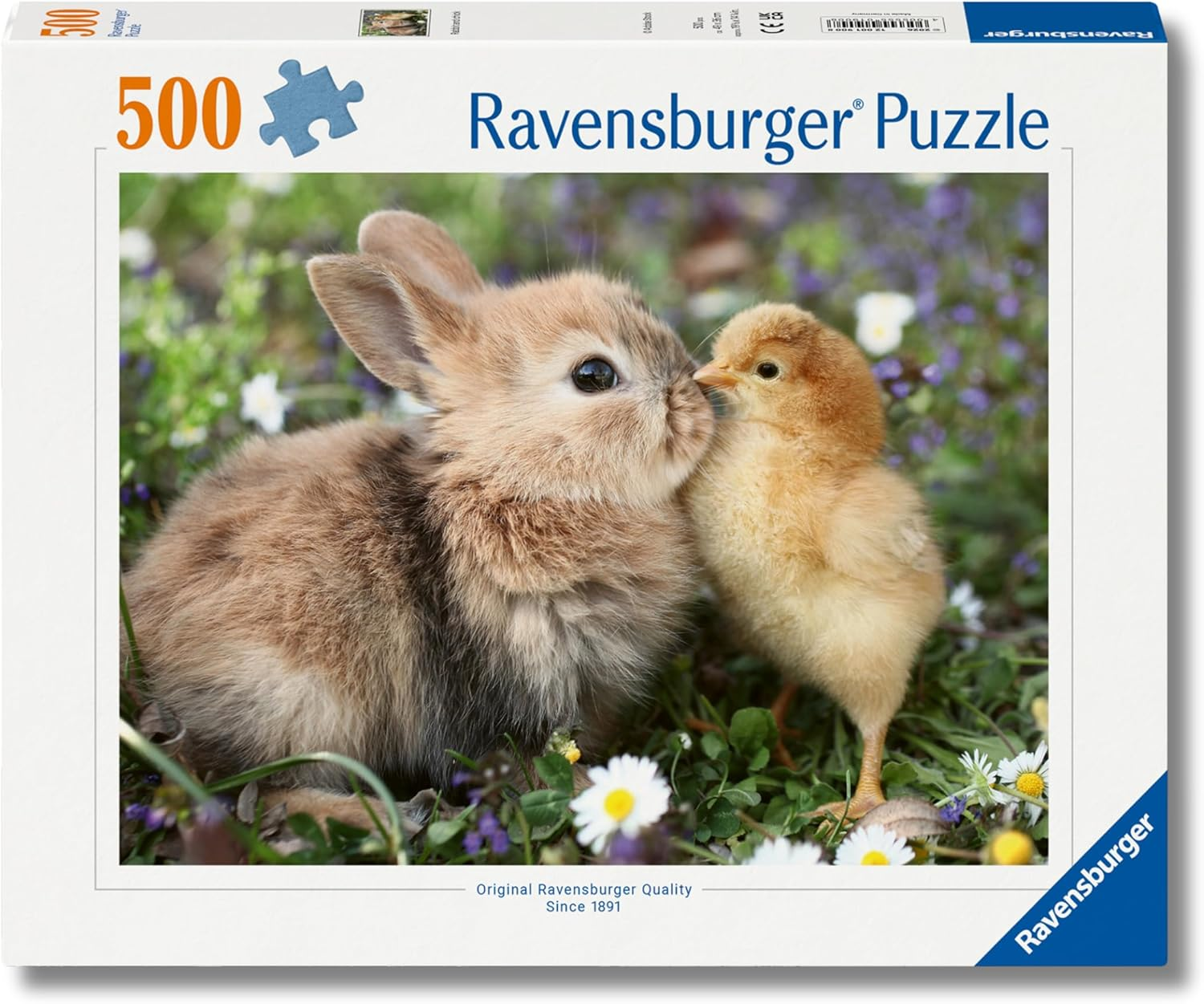 Ravensburger Puzzle 500 PC - Puppies Collection: coniglietto …