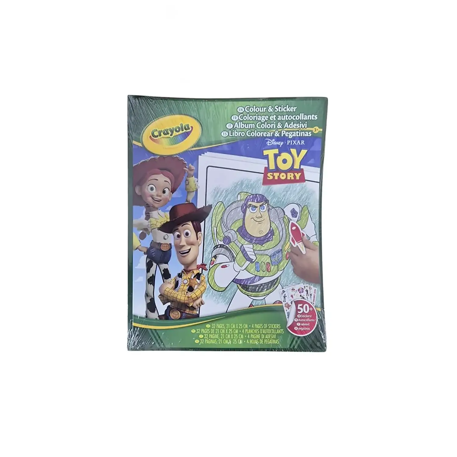 CRAYOLA - ALBUM COLOR & STICKER TOY STORY04-7048 …