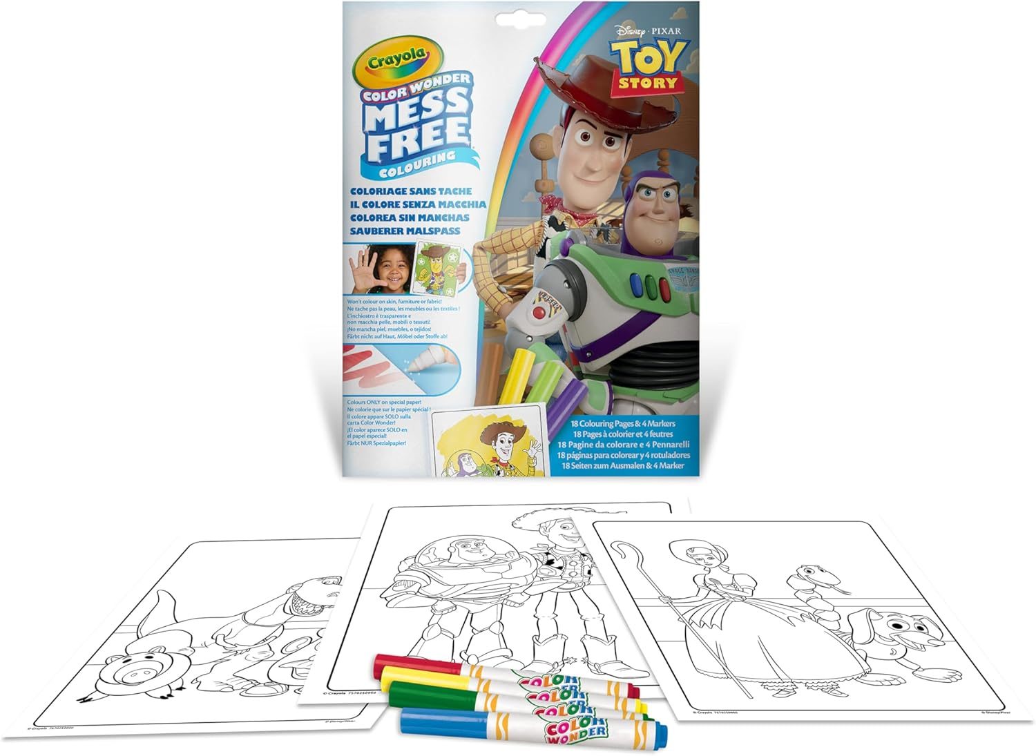 CRAYOLA - COLORING SET COLOR WONDER "TOY STORY" …