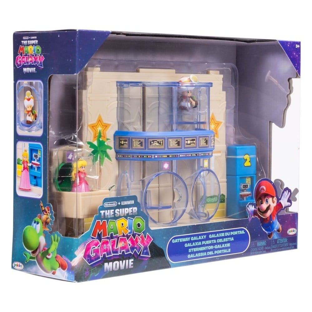 Jakks - Super Mario Galaxy Gateway Galaxy Diorama …
