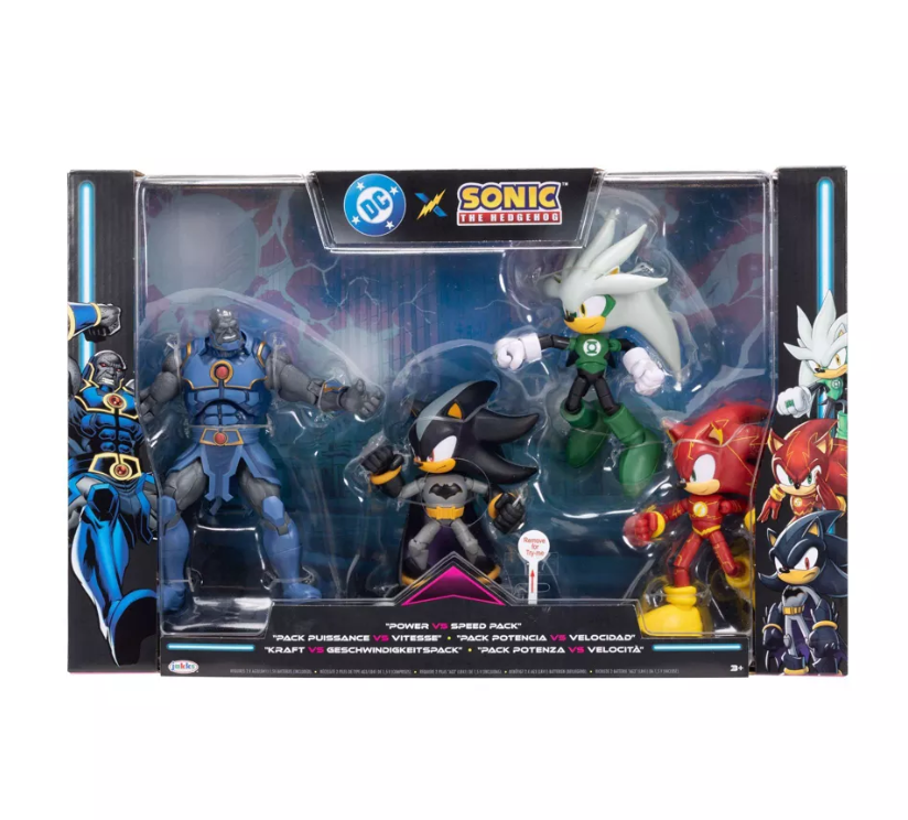 Jakks - DC X Sonic multipack 4 personaggi …