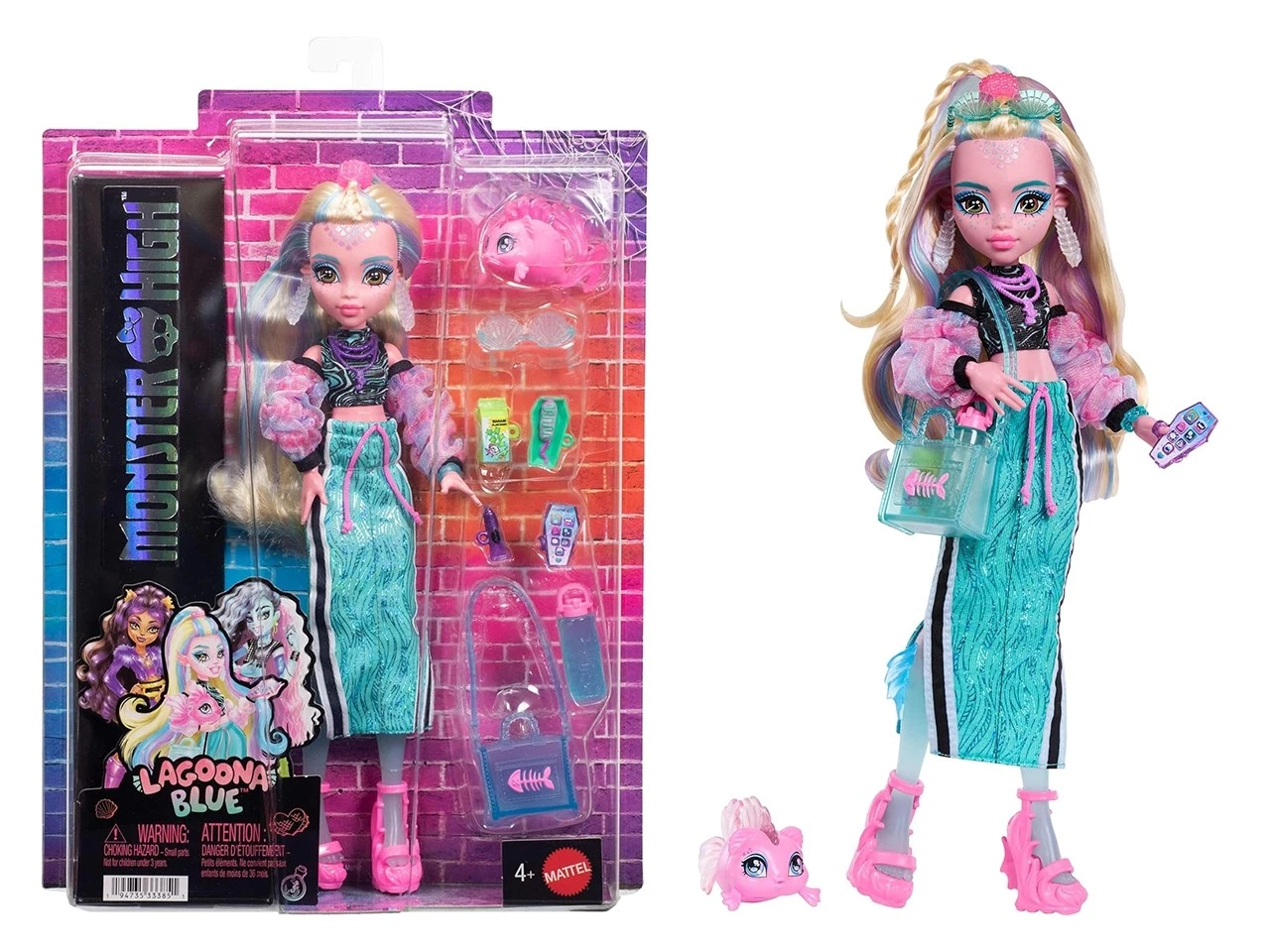 Monster High CORE DOLL LAGOONA JHK33