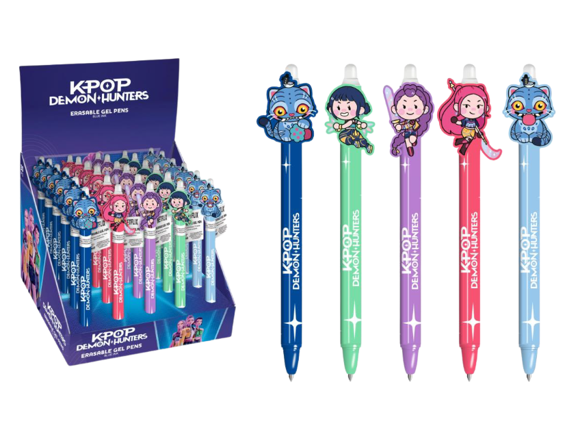 PREORDINE KPOP DEMON HUNTERS - PENNE GEL CANCELLABILI …