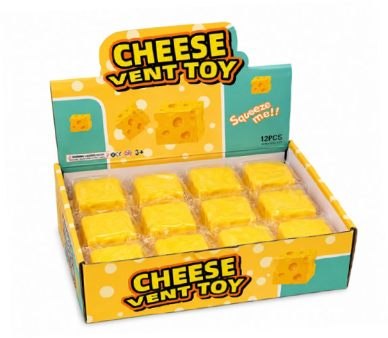 PREORDINE SBABAM - SQUISHY CHEESE VENT TOY