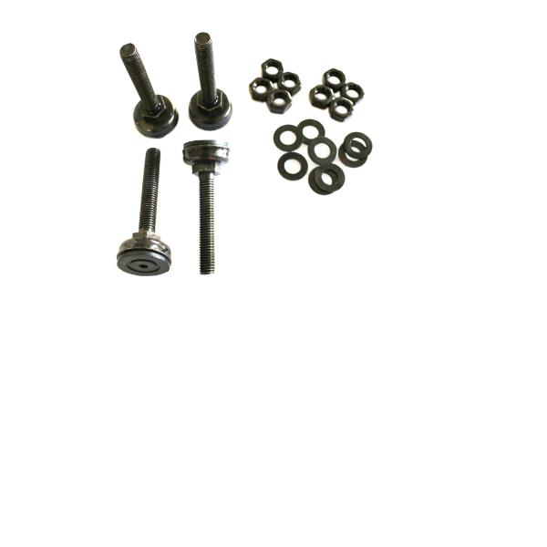 ITRack 309151, Livellatore a pavimento, Nero, 4 pz