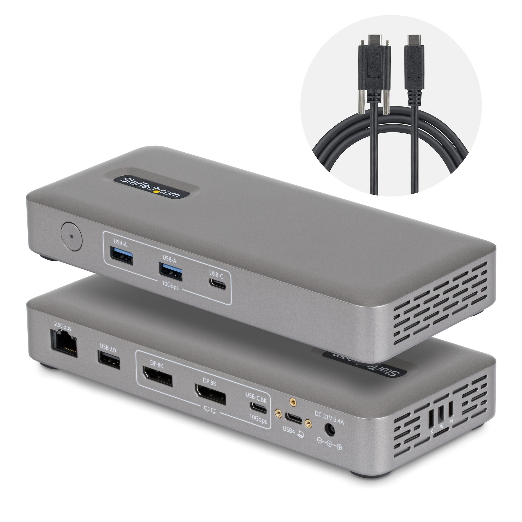 StarTech.com Docking Station USB4, Doppio Monitor 4K senza …