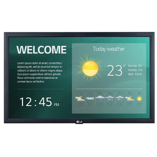 LG 22SM3G-B, Pannello piatto per segnaletica digitale, 54,6 …