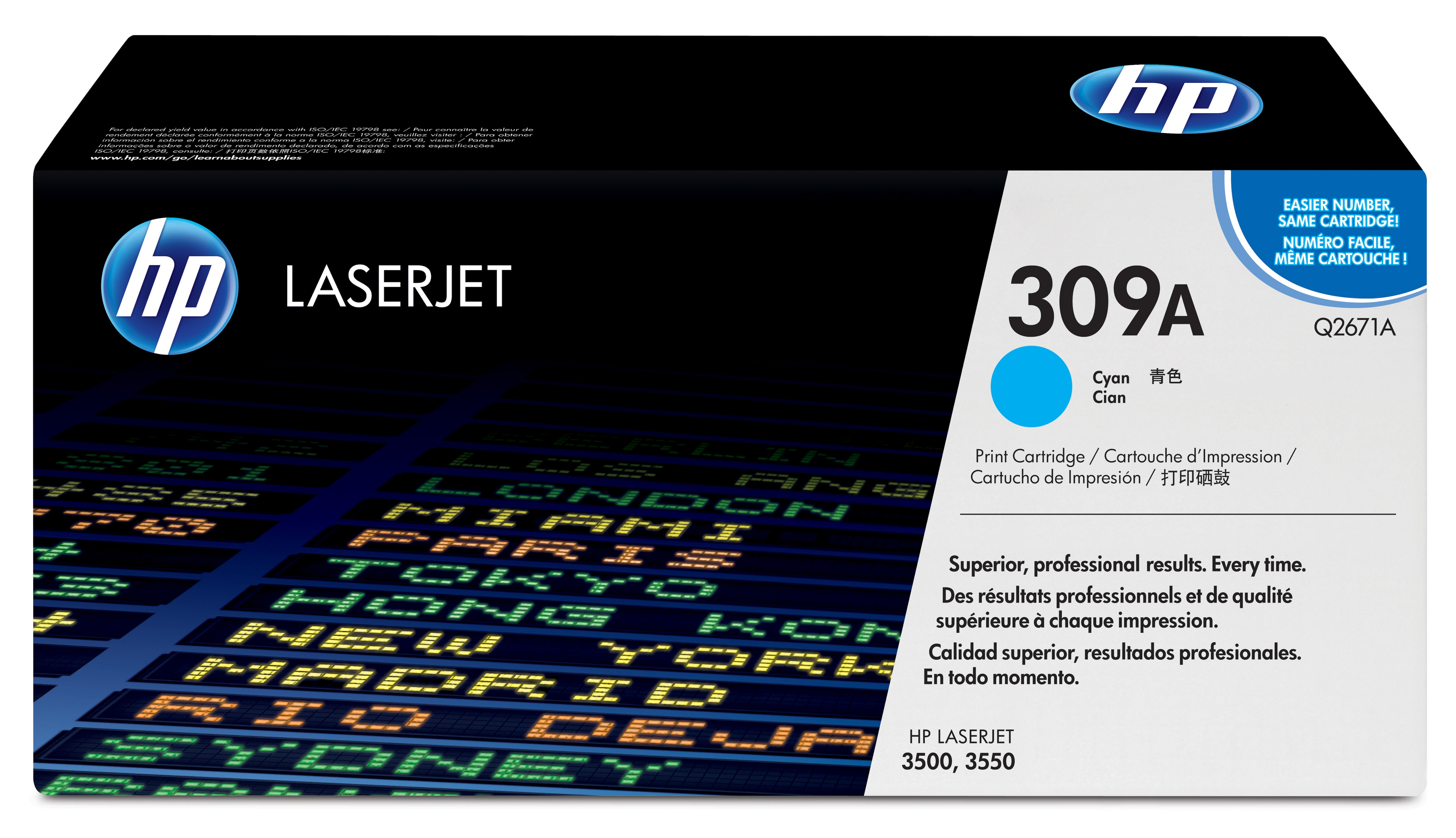 HP 309A Cyan Original LaserJet Toner Cartridge cartuccia …