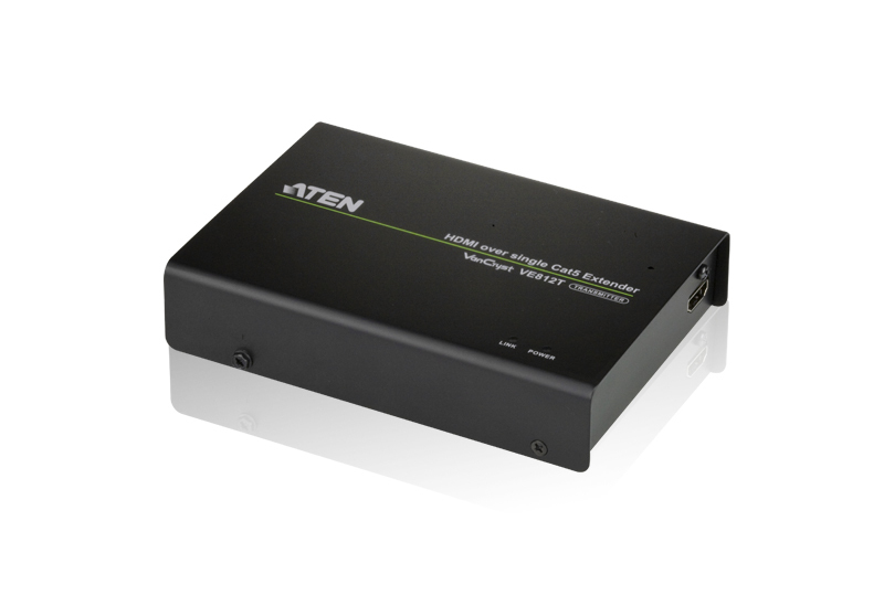 ATEN VE812T Trasmettitore e ricevitore AV Nero