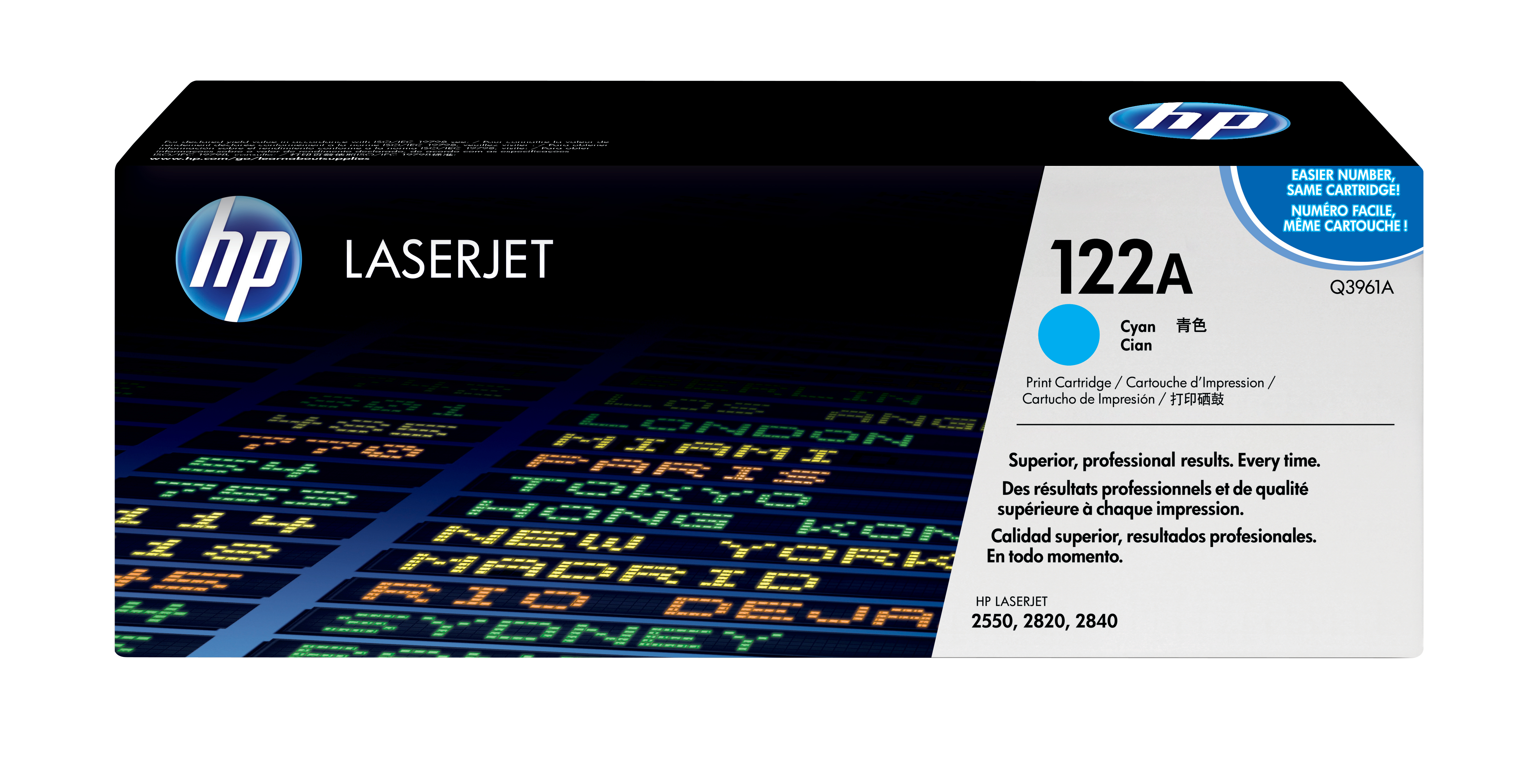 HP 122A Cyan Original LaserJet Toner Cartridge cartuccia …