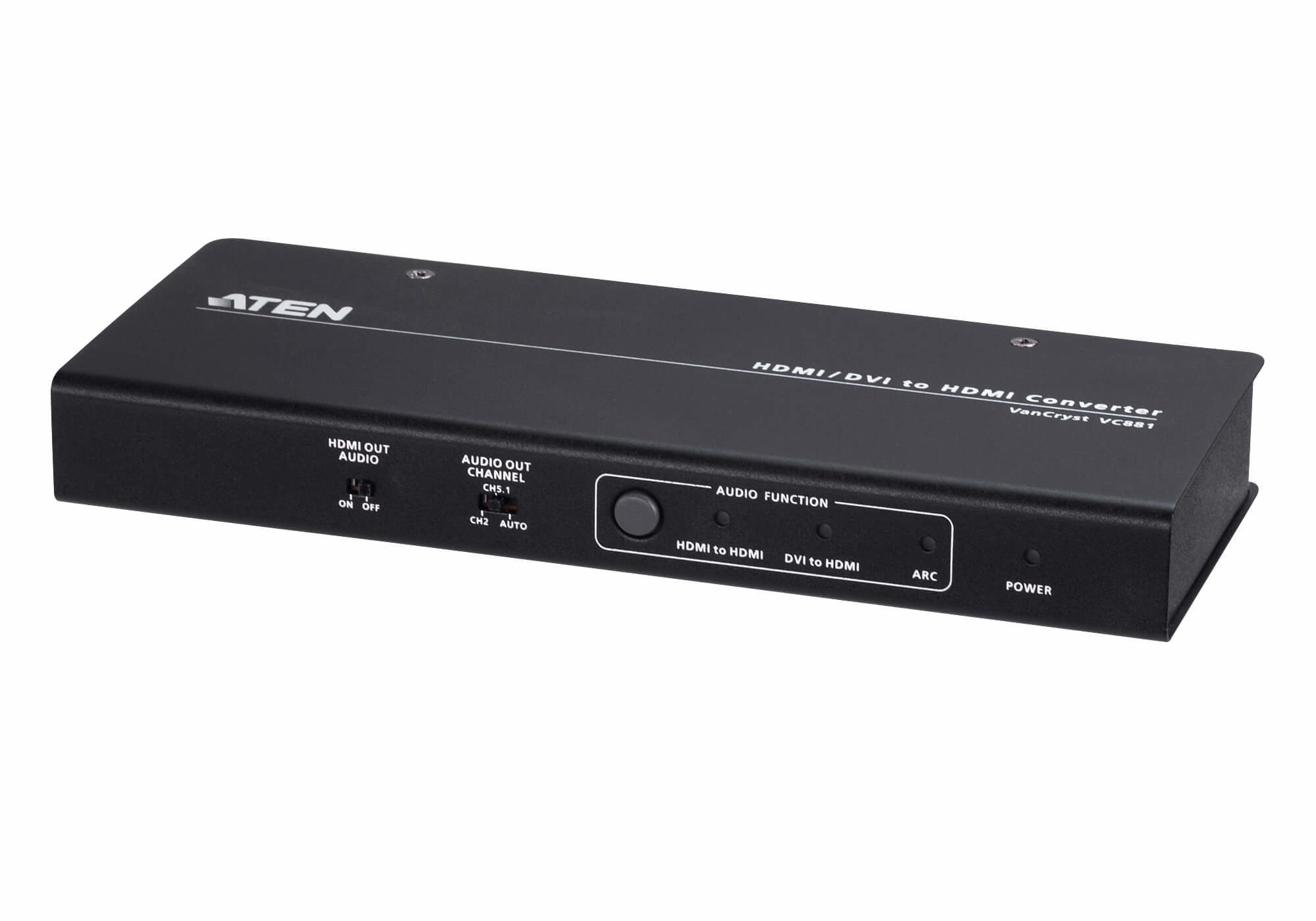 ATEN VC881-AT-G moltiplicatore AV Ripetitore AV Nero