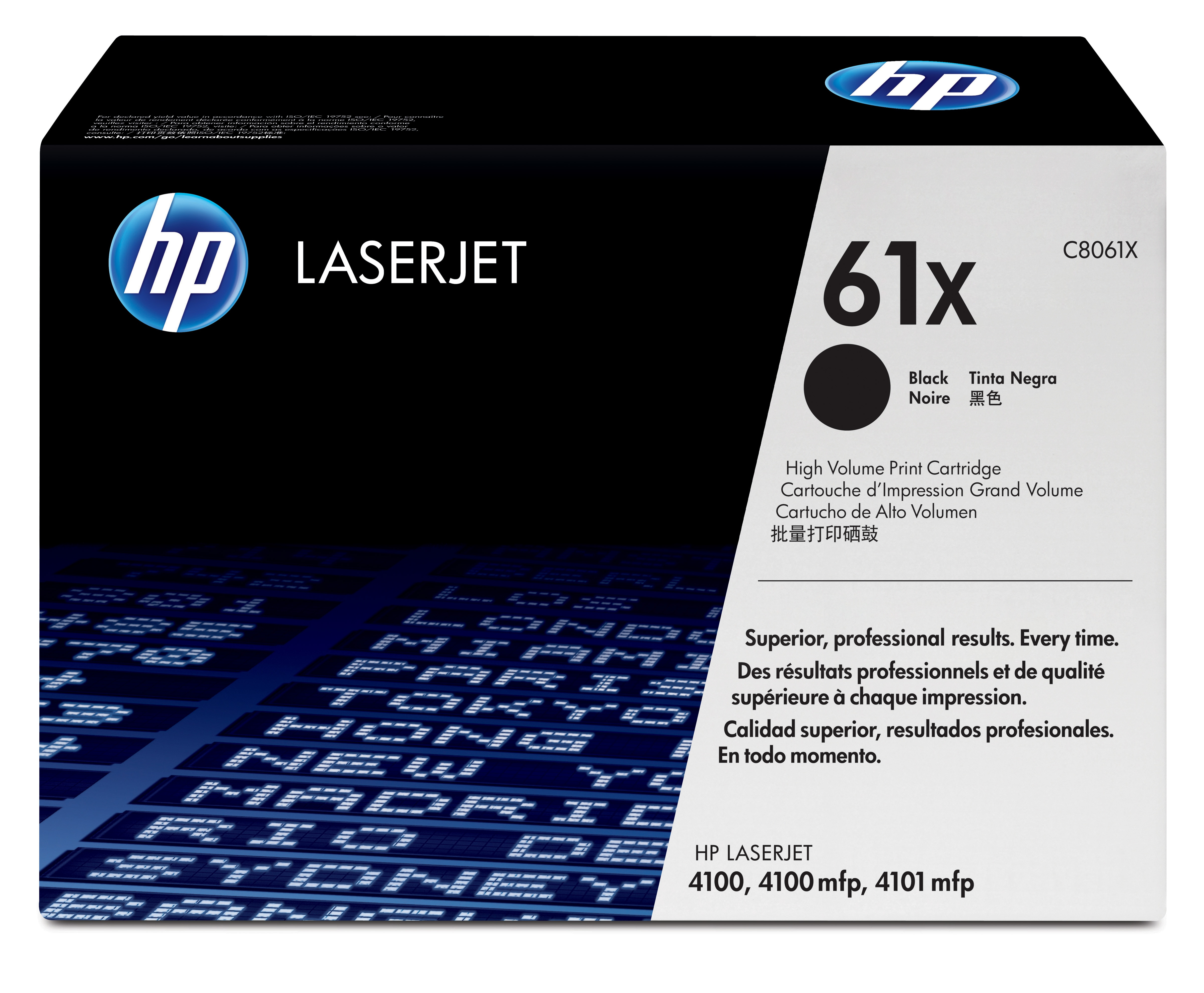 HP 61X High Yield Black Original LaserJet Toner …